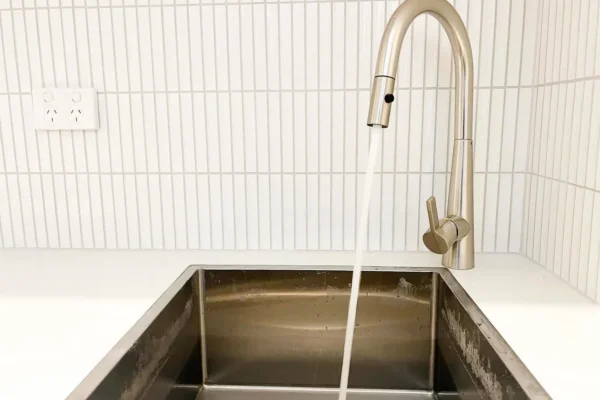 image of a functioning faucet from carringbah south bathroom renovations