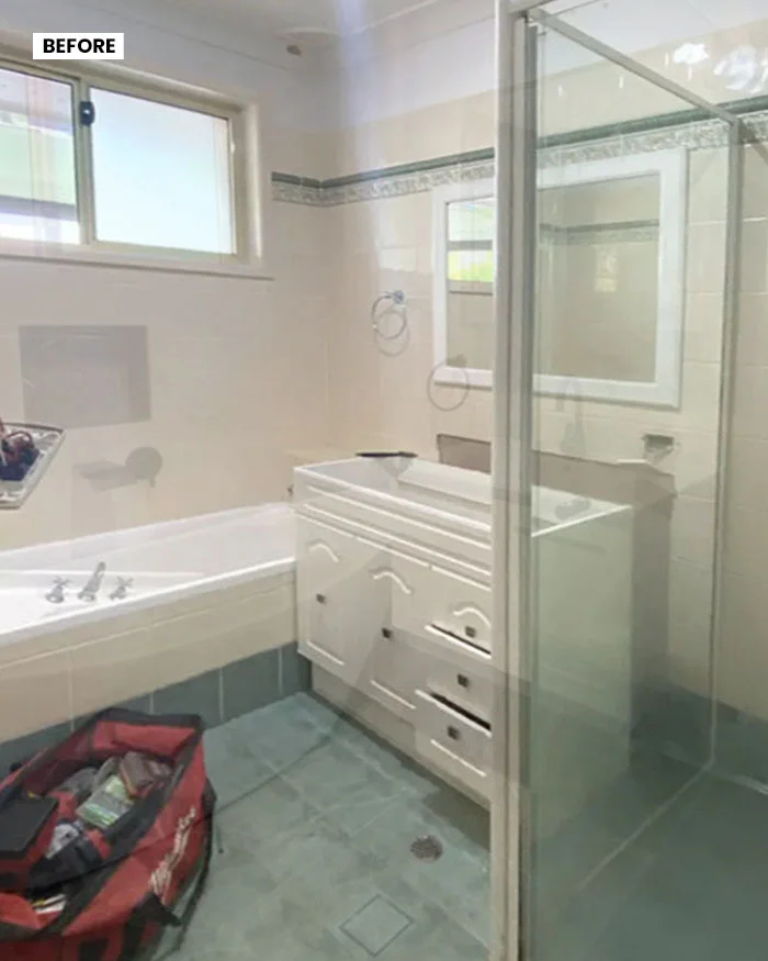 image of a bathroom in kenthurst before the renovation