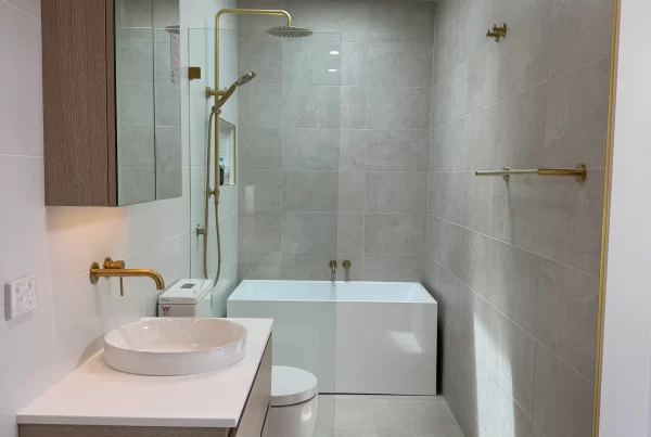 actual photo for portfolio on bathroom renovations belmore