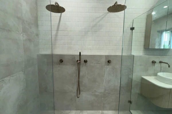 image of a bathroom shower for topic on Bathroom Renovations in Castlecrag