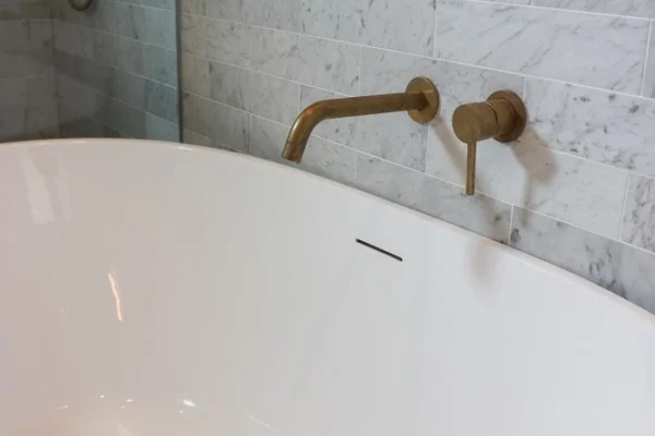 image of a bathtub completed in bondi bathroom renovations