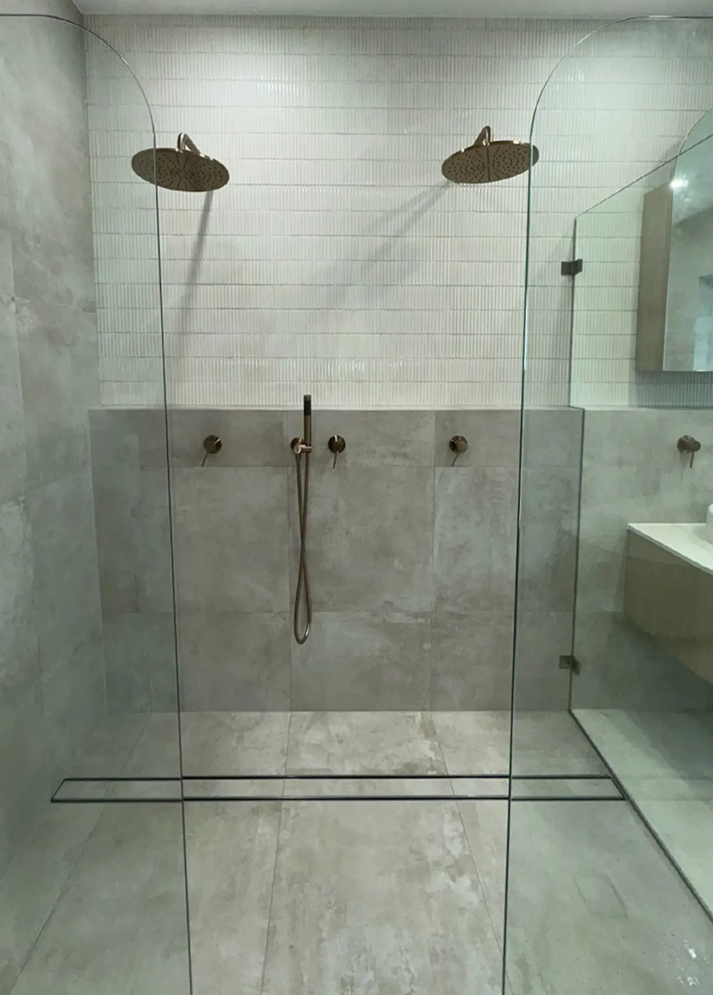 variety of bathroom tiles