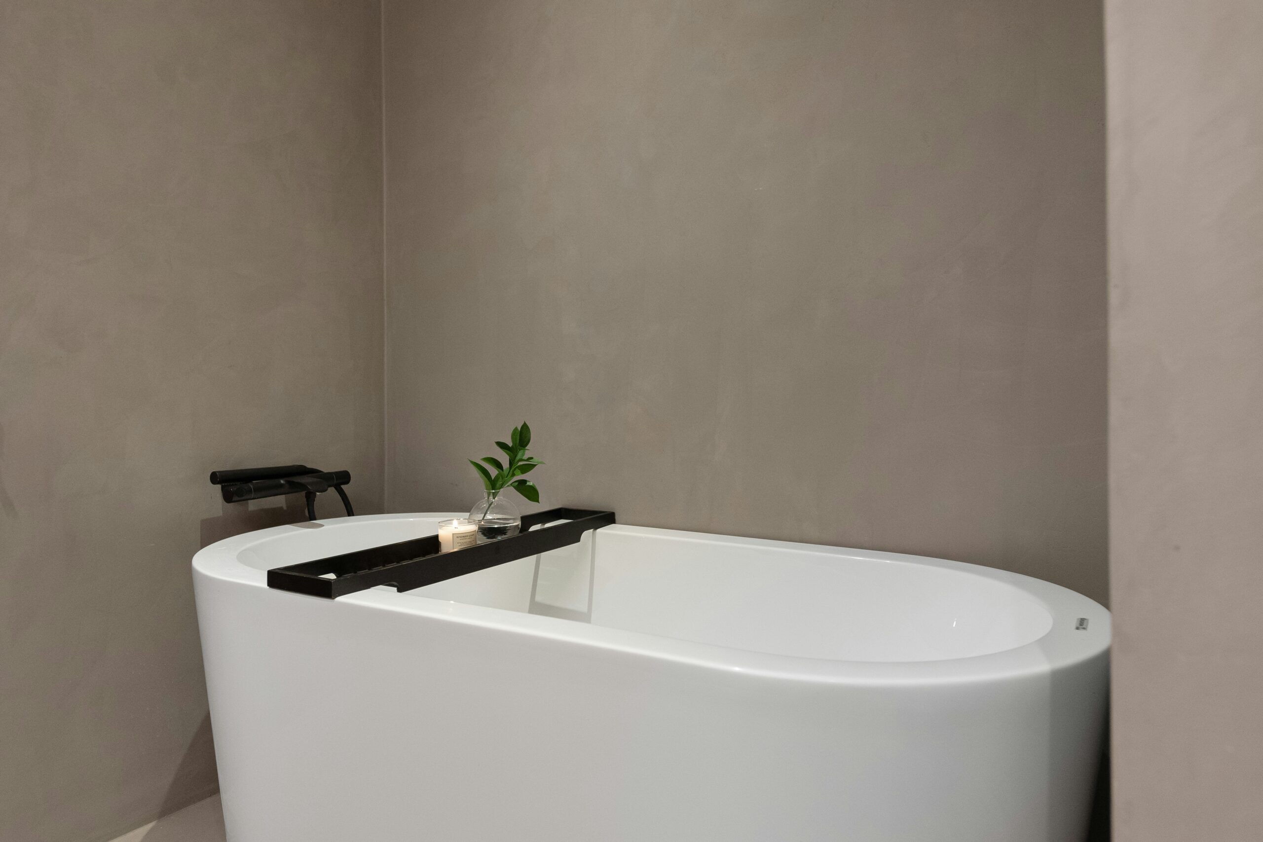 Bathroom with eco-friendly fixtures and finishes