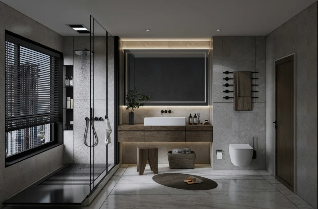 Luxury bathroom fixtures and fittings