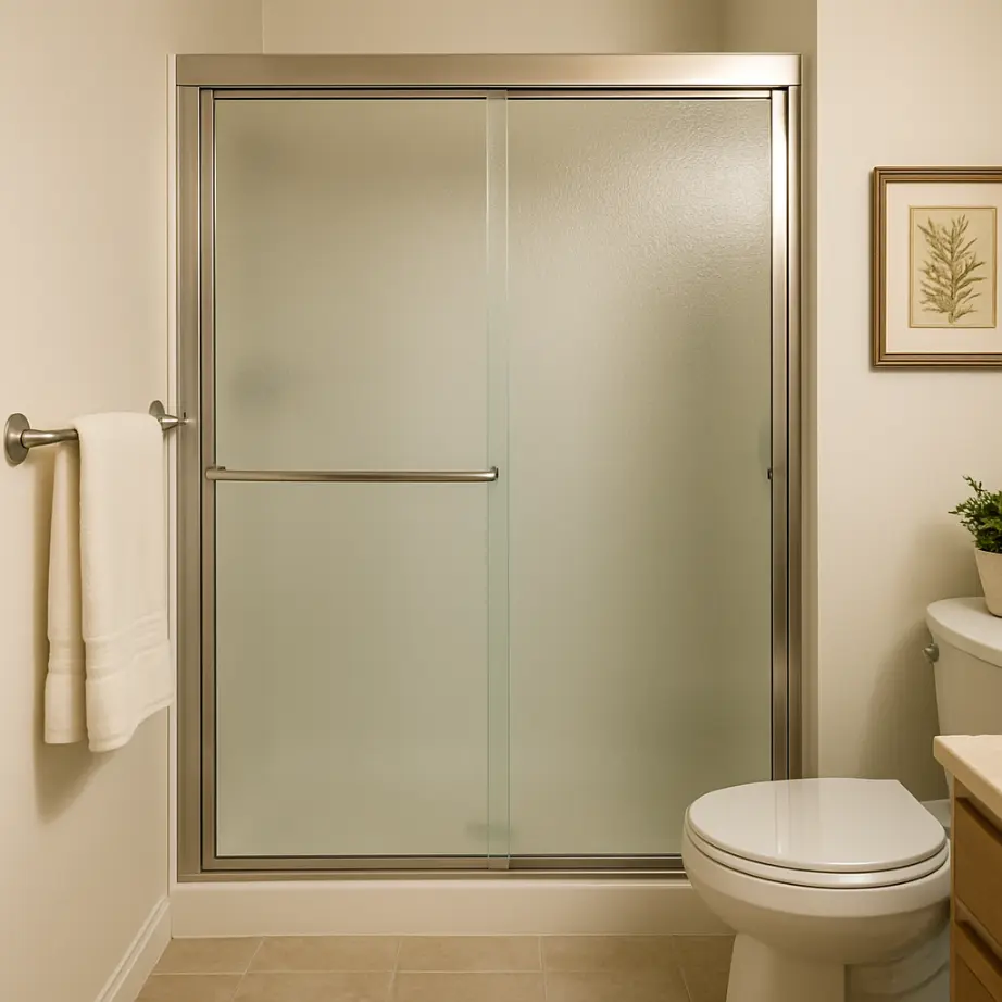 concept image for topic about frosted shower glass cost