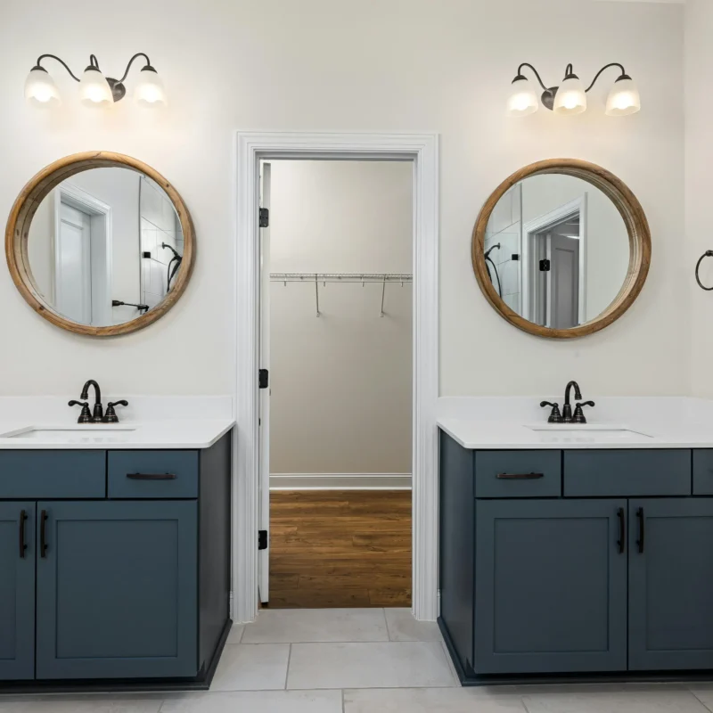 sample image of double bathroom vanity