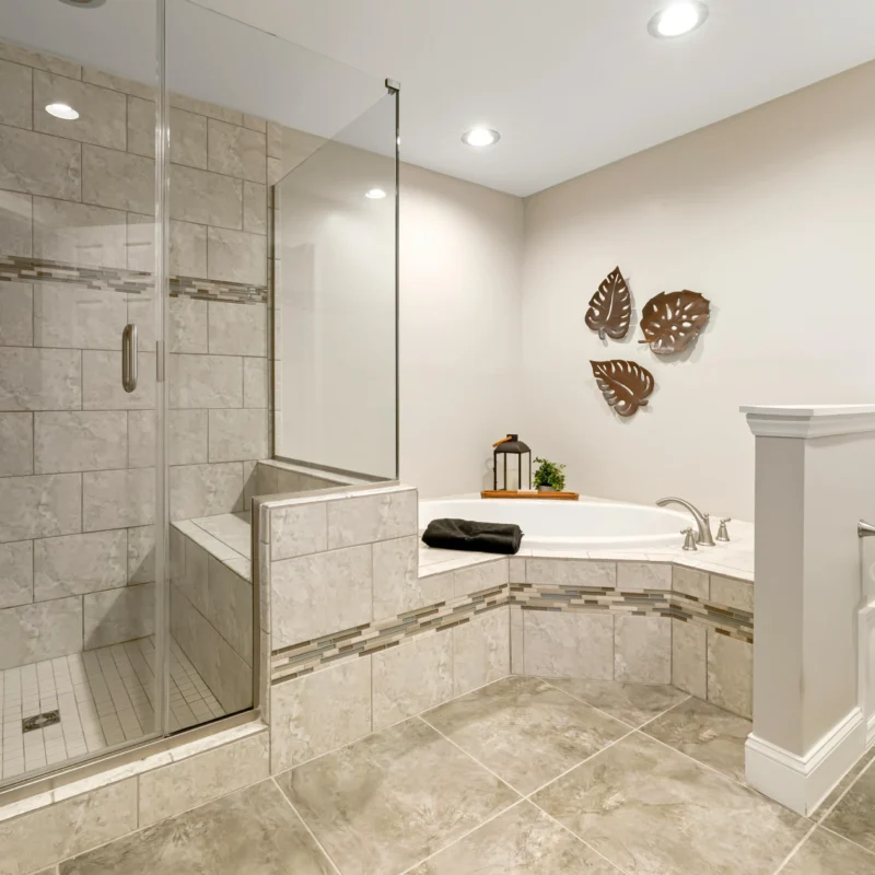 image of a bathroom that has tiles for topic on how to fix bathroom tiles