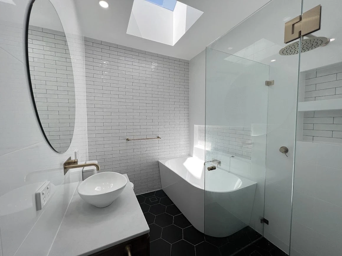Hydro Plumbing Services and RJG Group completed a full bathroom renovation in Sydney