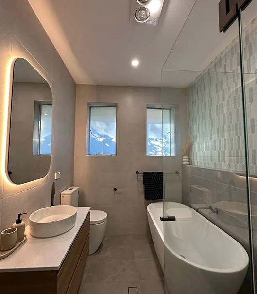 Lane Cove bathroom renovation by RJG: Bathroom renovation by RJG